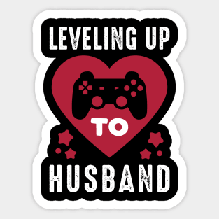 Leveling Up to HUSBAND V2 Sticker